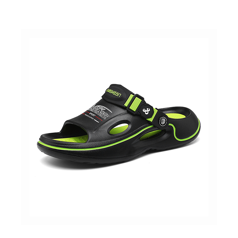 

JEANSWEST Пляжные сандалии мужские черно-зеленые, цвет Black Green