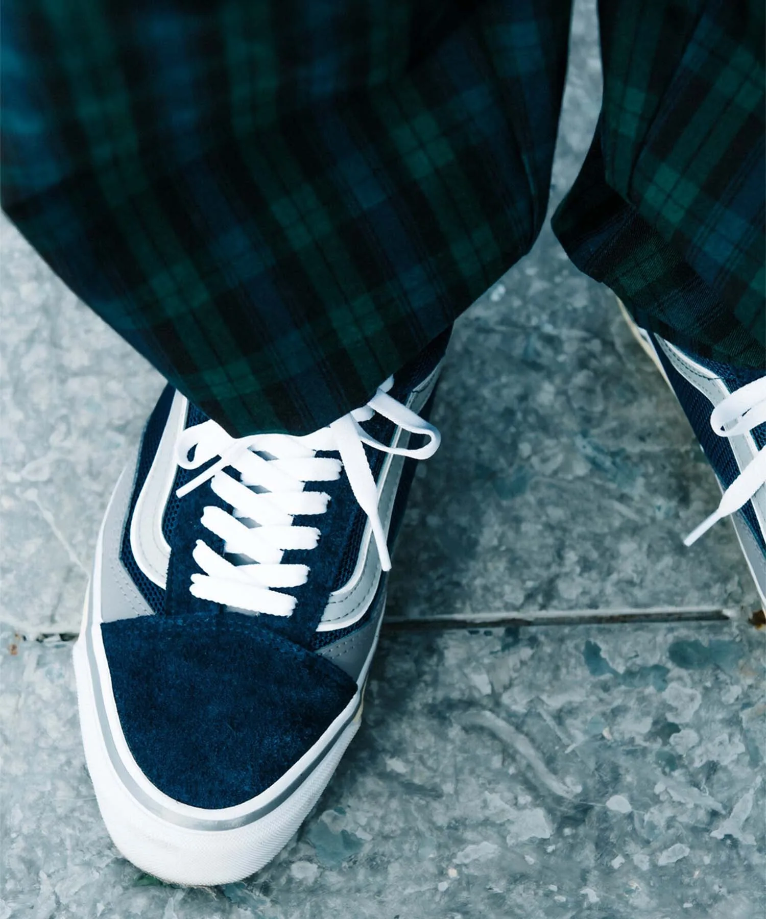 Мужские/женские кеды Old Skool 36 SP LX TDC VANS тёмно-синие — фото 2