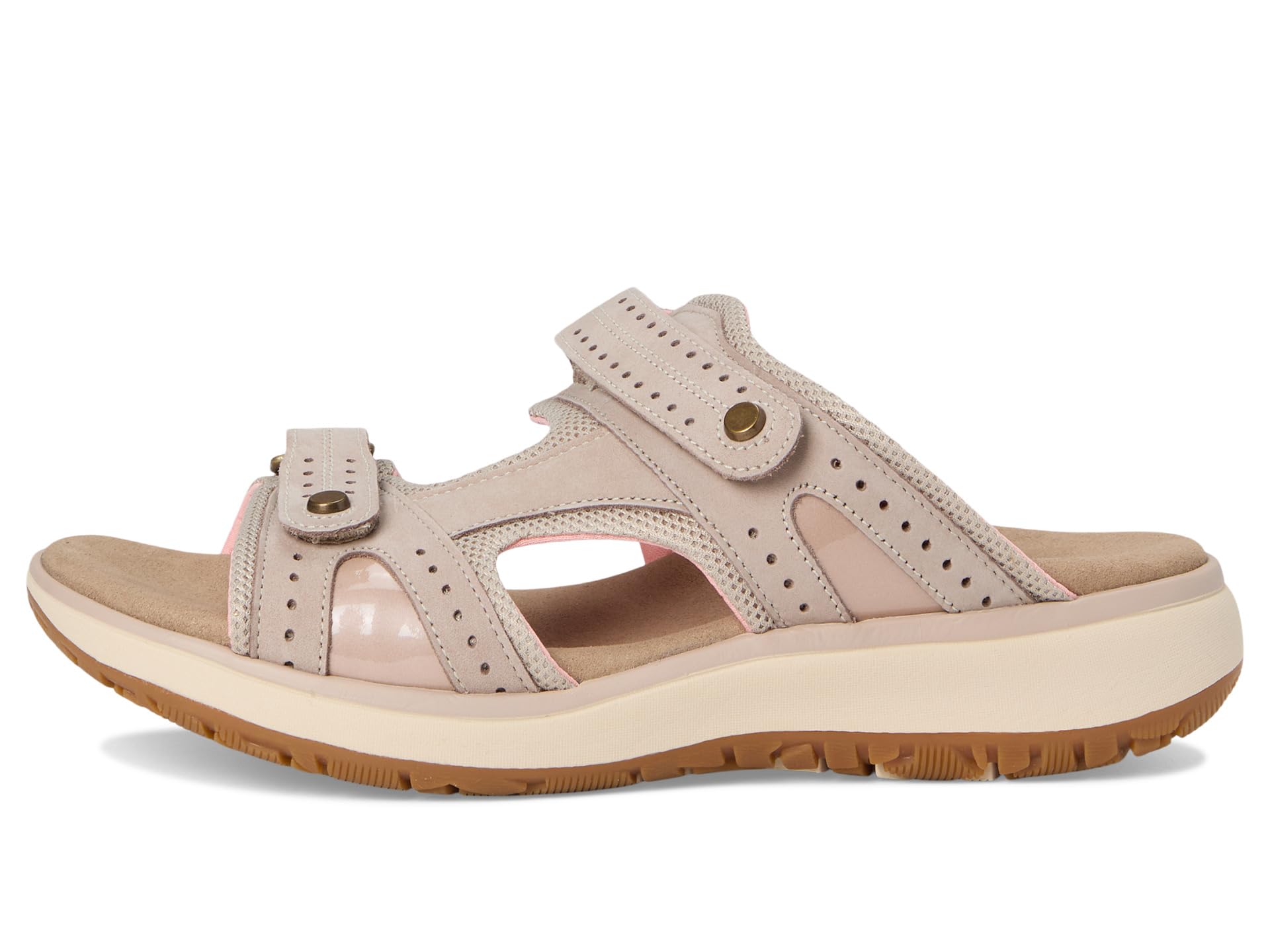 Сандалии SAS Embark Adjustable Comfort Sport Slide, цвет Taupe/Pink — фото 4