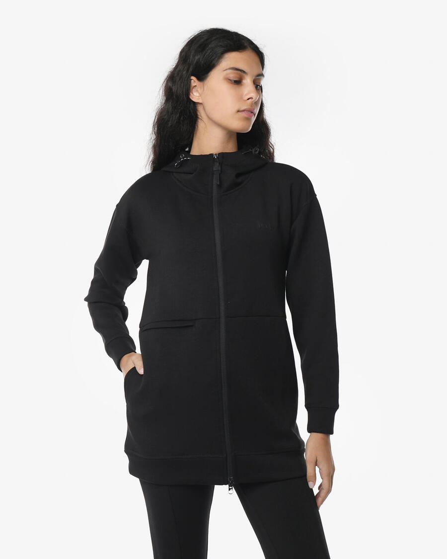 

JAKED черная женская толстовка из синтетического материала для фитнеса