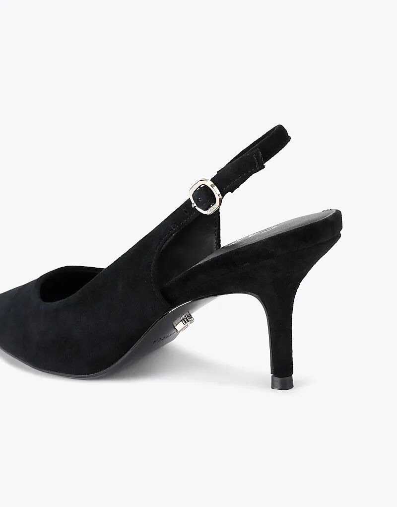 Туфли на каблуке Carvela Spirited из черной замши — фото 3