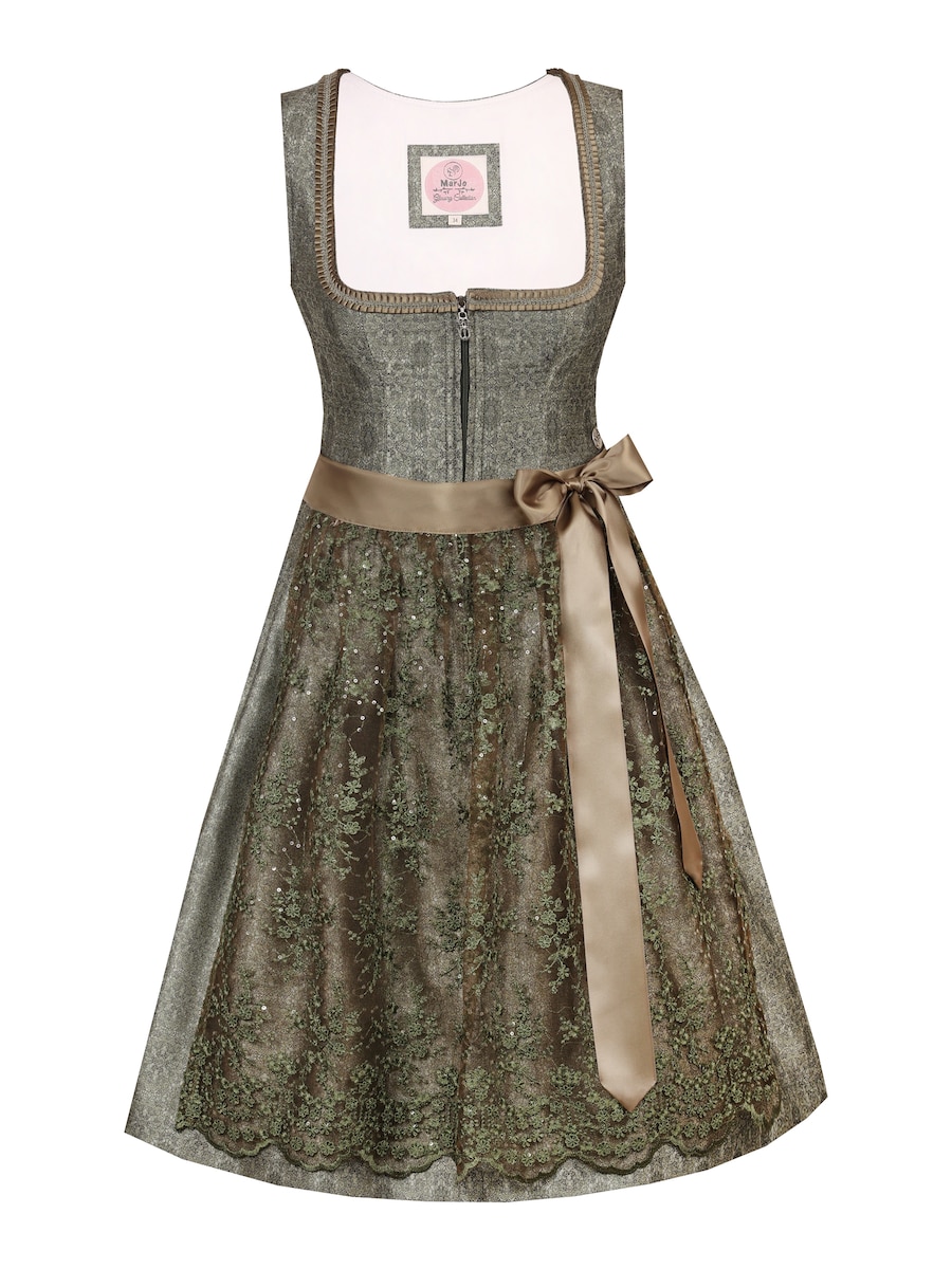 

Широкая юбка в сборку MARJO Merching, Green/Olive/Reed/Dark Green