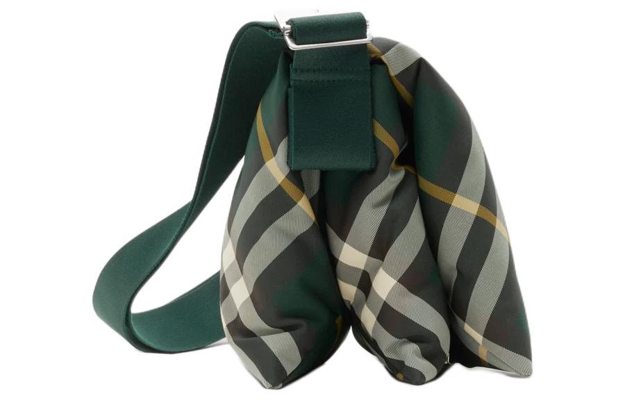 Burberry Полиэстеровый мессенджер кроссбоди через плечо мужской сумки цвет плюща — фото 2