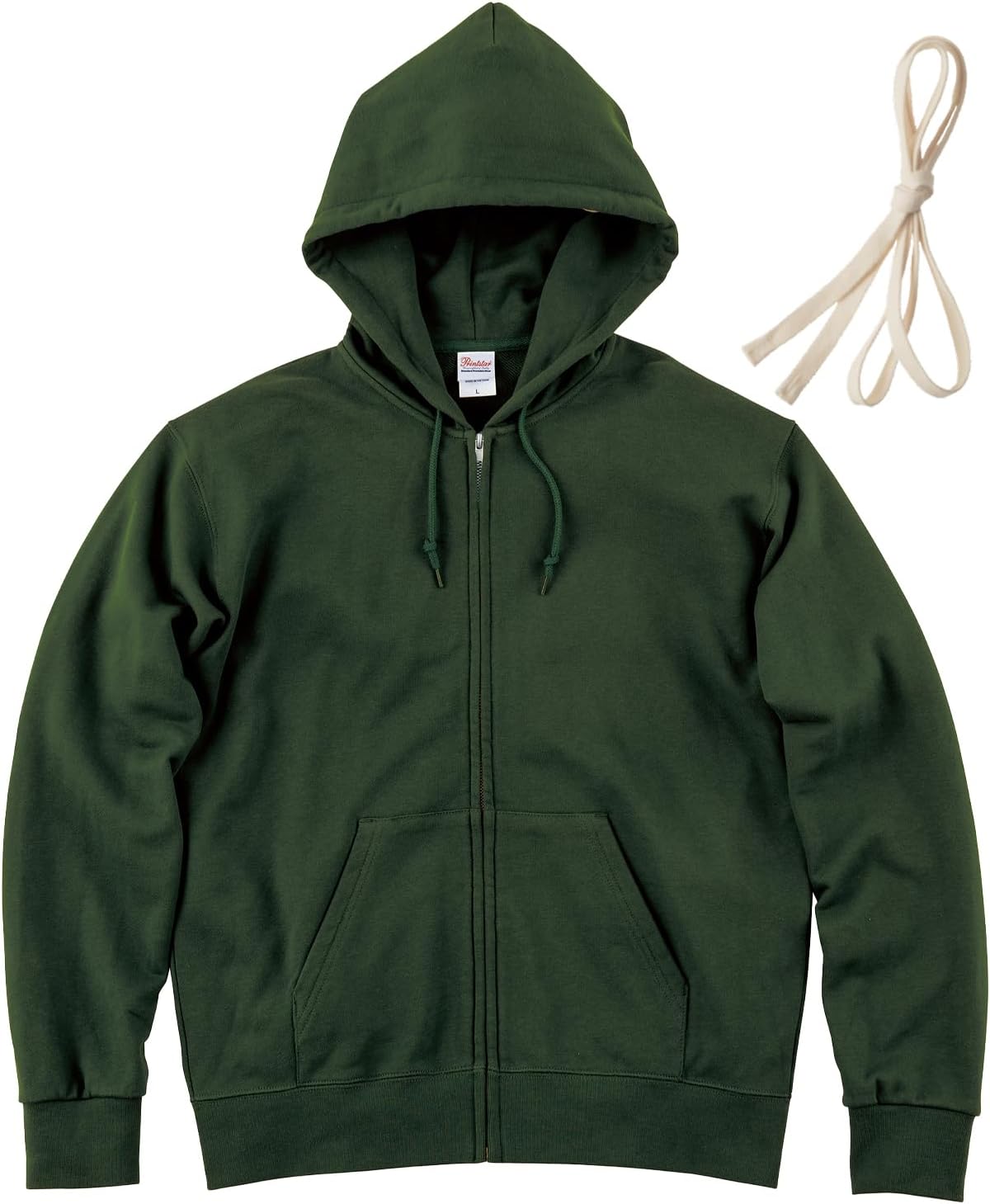 

Мужская толстовка Printstar 00189-NNZ, 273 г, на флисовой подкладке, стандартный капюшон с застежкой-молнией, хаки