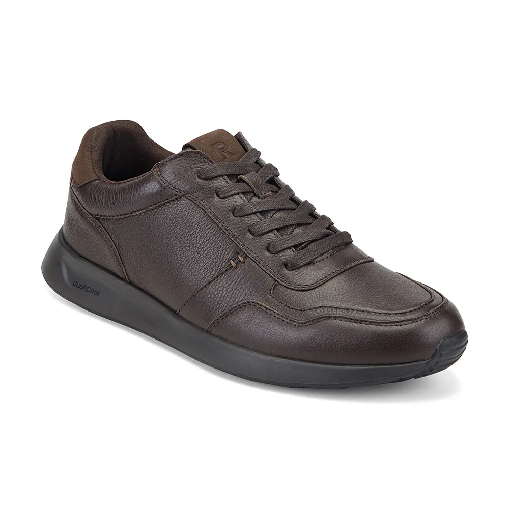 Мужские низкие кроссовки Duoform Phelan Ubal тёмно-коричневые от Rockport