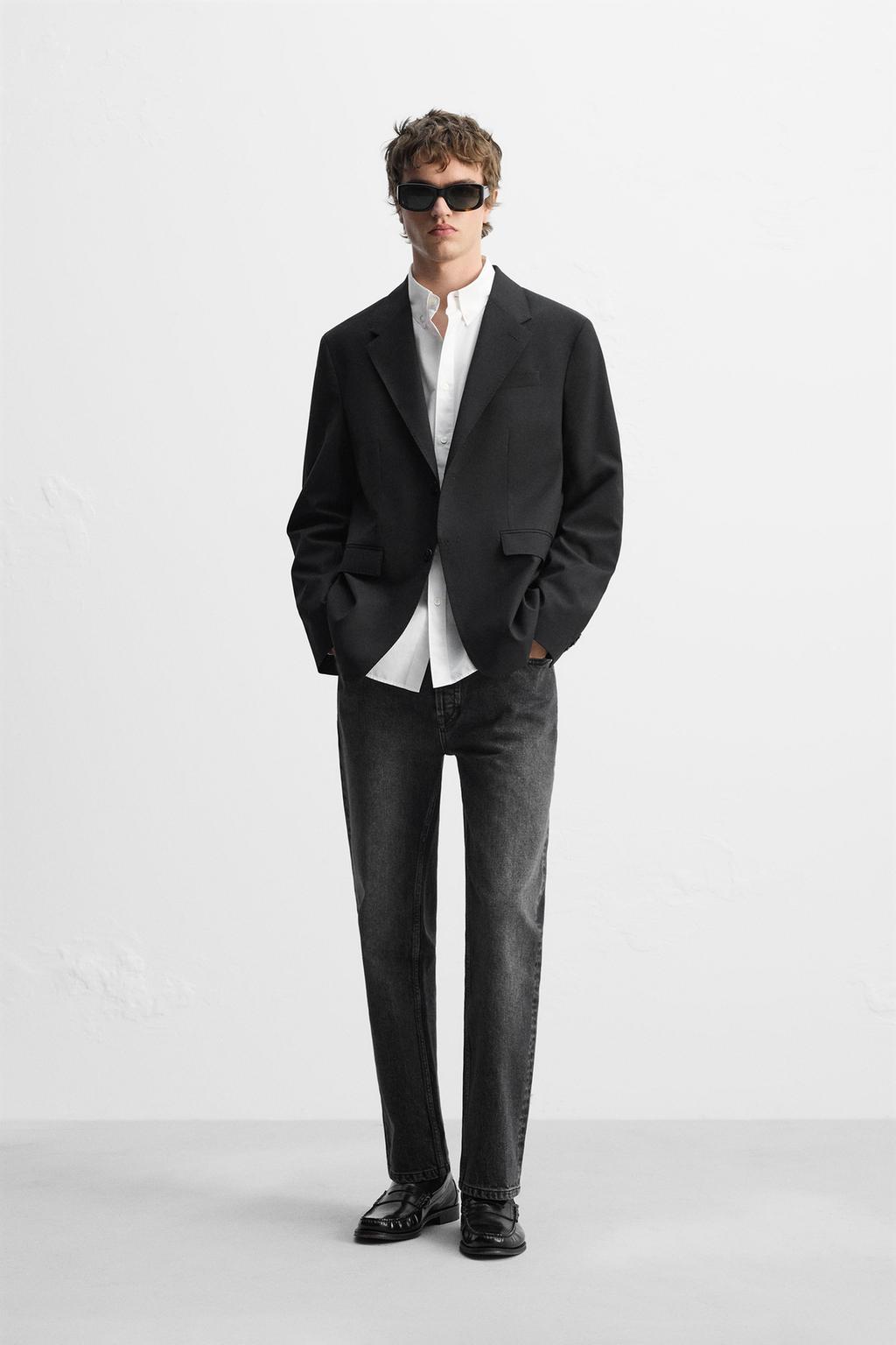 

Облегающие джинсы ZARA, цвет Charcoal