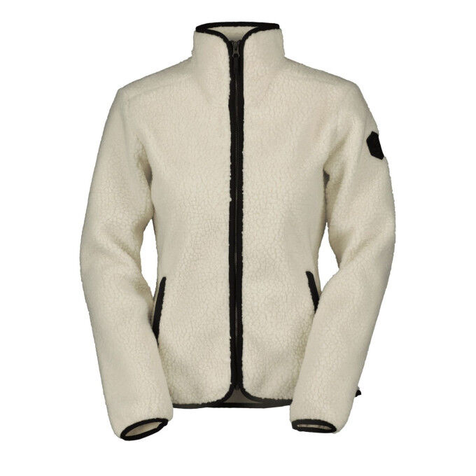 

Женская флисовая куртка Scott Defined Heritage Pile - цвет пыльно-белый/черный