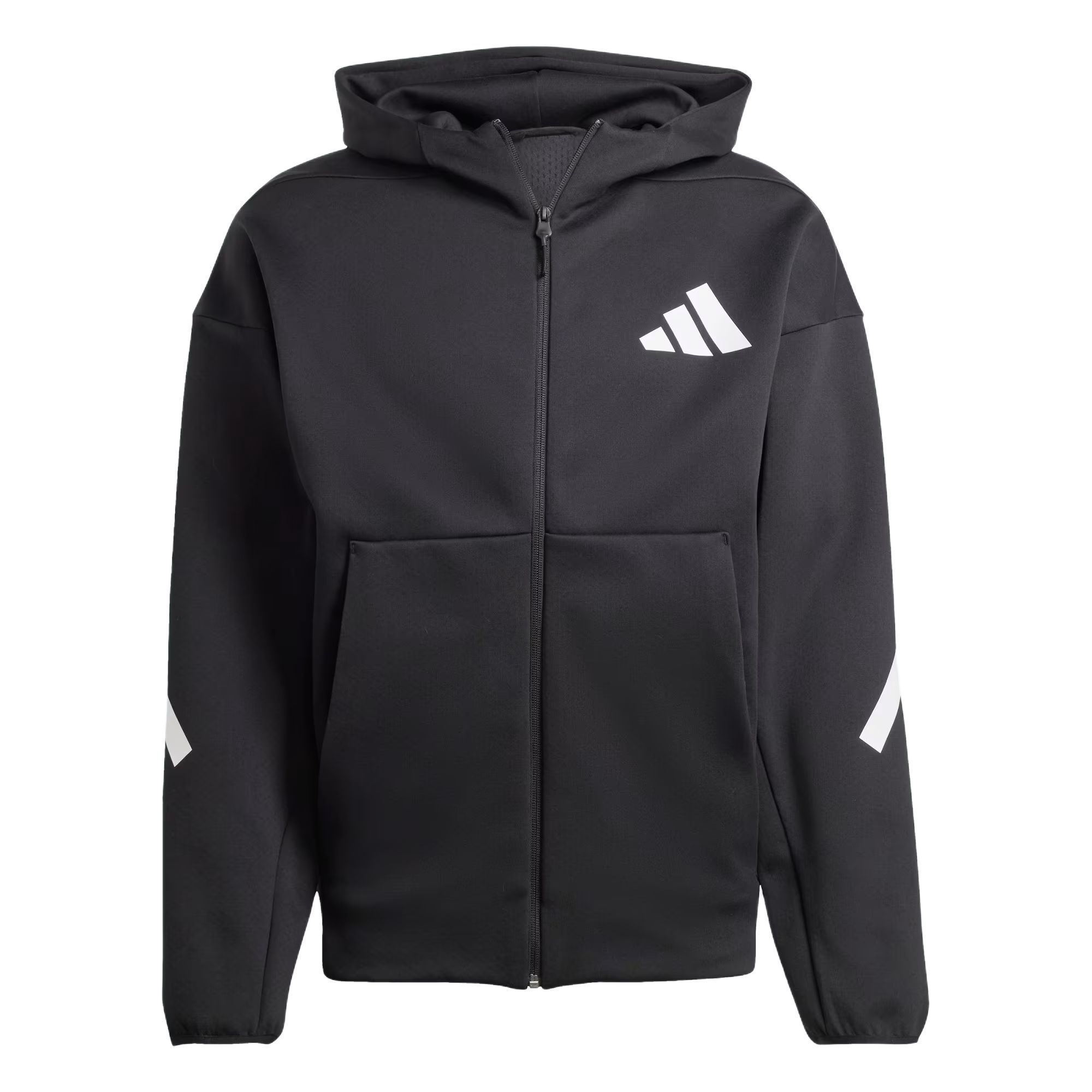 

С AdiClub ZNE Спортивная куртка с капюшоном и застежкой-молнийй Adidas, черный