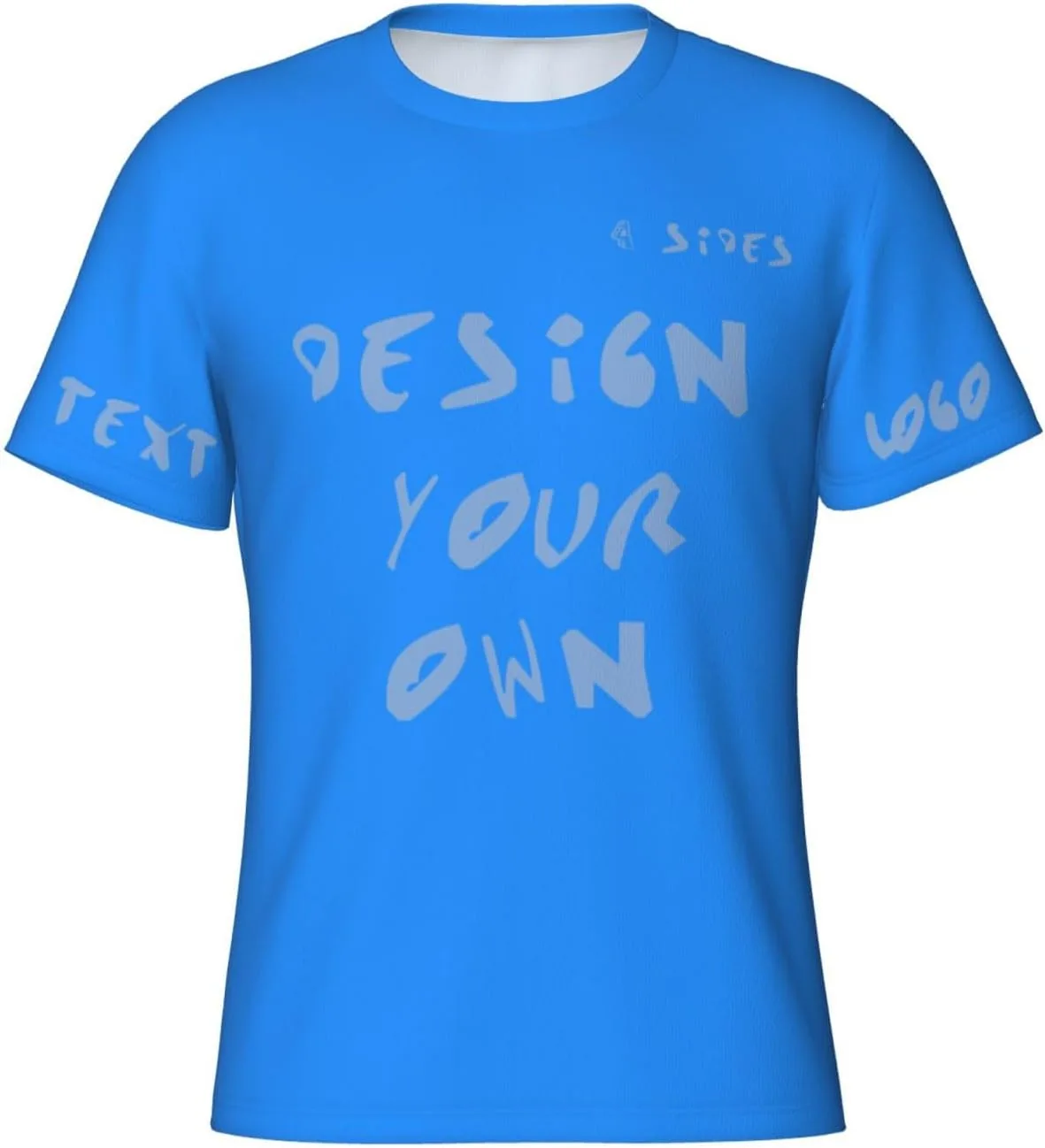 

Футболка Custom с принтом на 4 сторонах