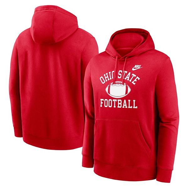 Мужской красный свитшот Ohio State Buckeyes Legacy Football Icon Club Fleece Nike — фото 2