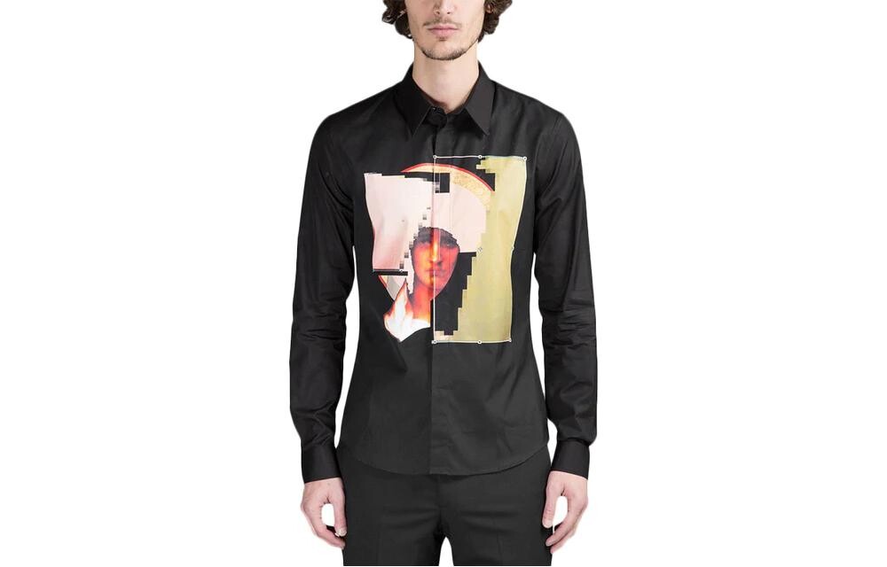 

Рубашка мужская черная Givenchy, черный
