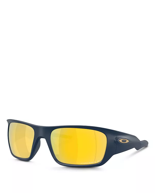 

Солнцезащитные очки Masseter прямоугольной формы, 60 мм Oakley, золотой