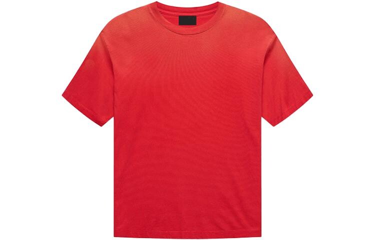 Футболка Seventh Season Мужская винтажная красная Fear Of God, красный — фото 2