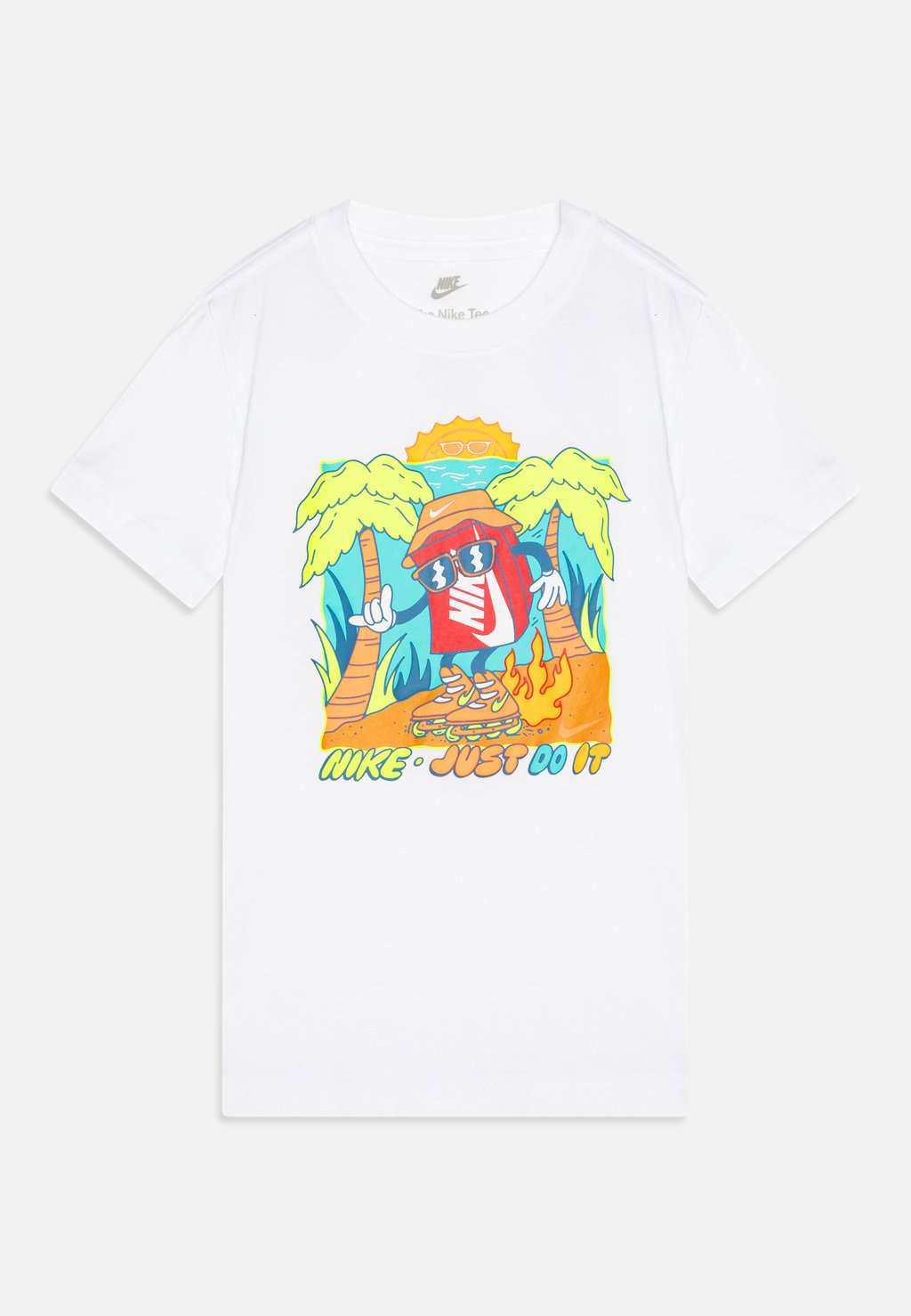 

Футболка с принтом BOXY PALM TREE TEE Nike Sportswear, белый