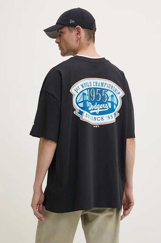 

Хлопковая футболка LOS ANGELES DODGERS New Era, темно-синий