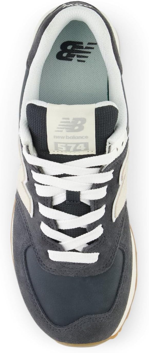 Мужские кроссовки New Balance 574 Rugged, белый/черный — фото 2