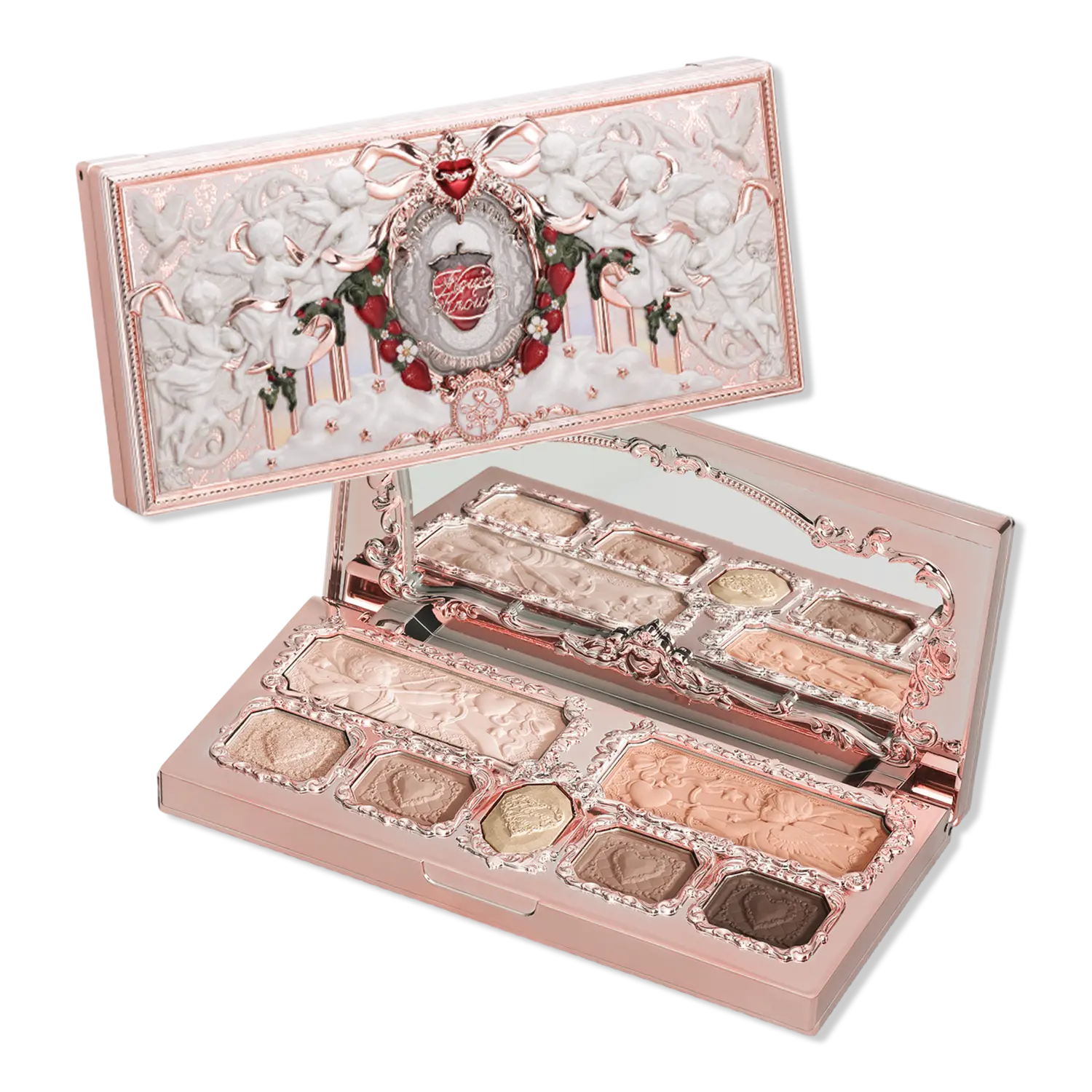 

Палитра теней Strawberry Cupid Collection Make-up Palette Flower Knows, 01 Honey Canelé (earthy neutrals)