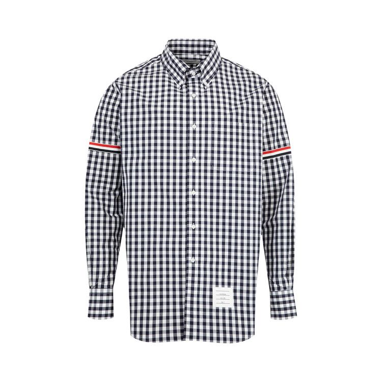 

Рубашка Thom Browne Long-Sleeve Shirt with GG Armband 'Navy'