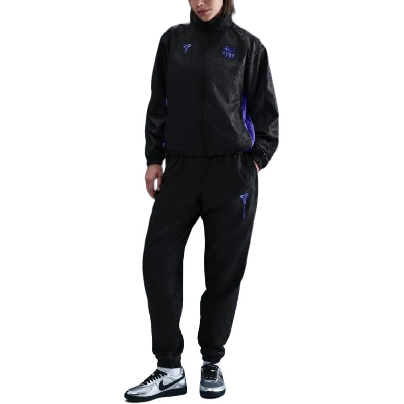 

Nike Футбольная куртка Barcelona Away мужская с принтом Кобе, Black