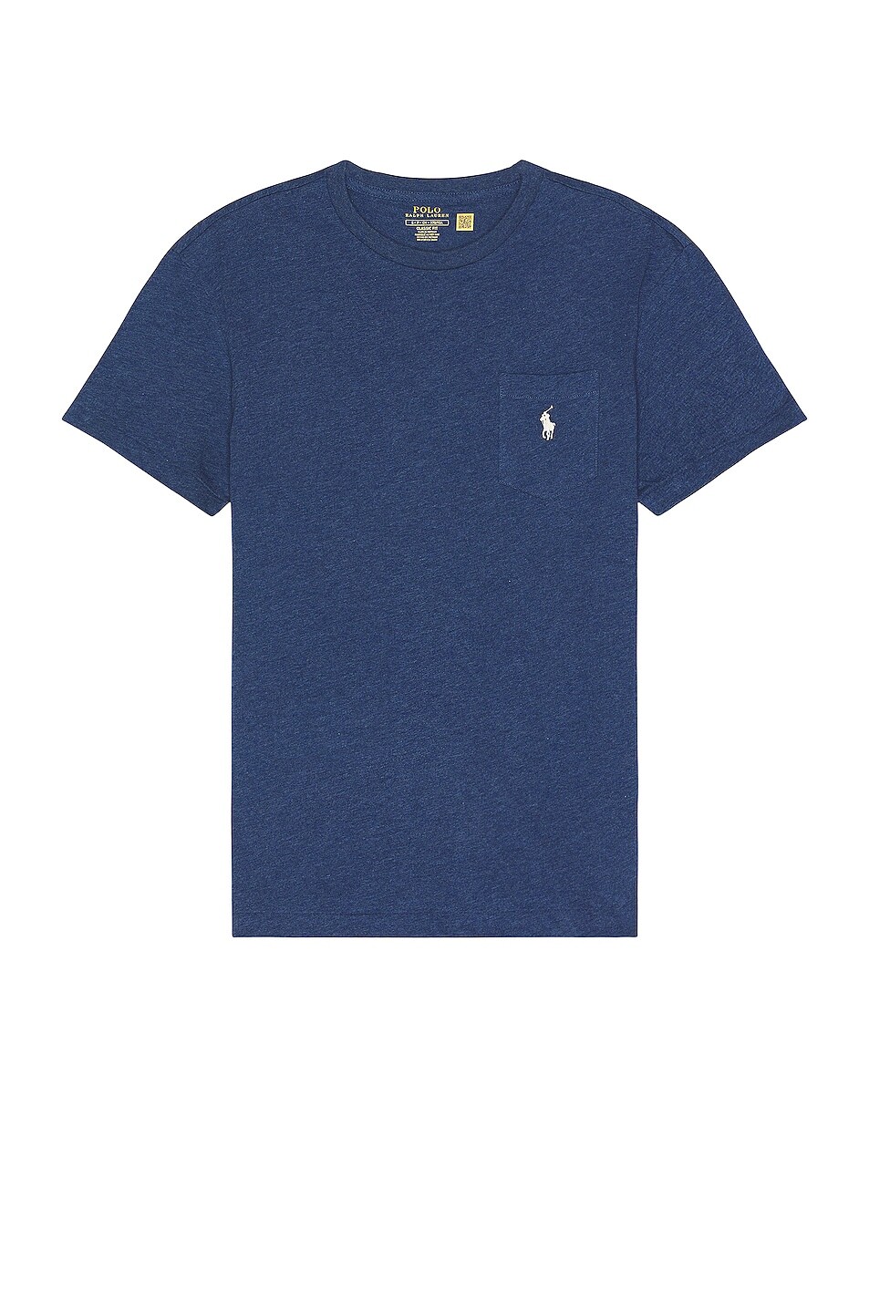 

Футболка Polo Ralph Lauren Crewneck Pocket, цвет Derby Blue Heather