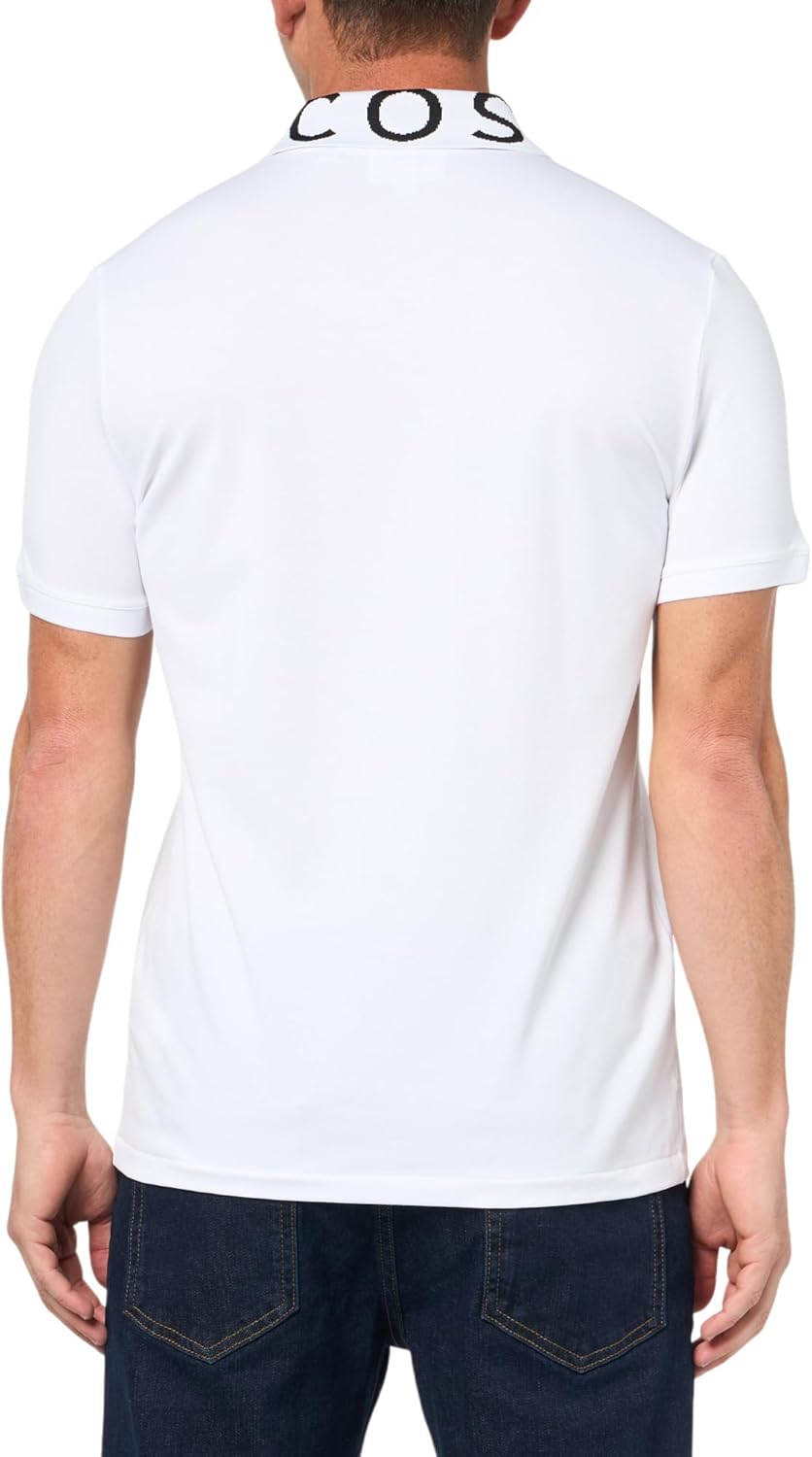 Рубашка-поло Lacoste, мужская, короткий рукав slim fit — фото 2