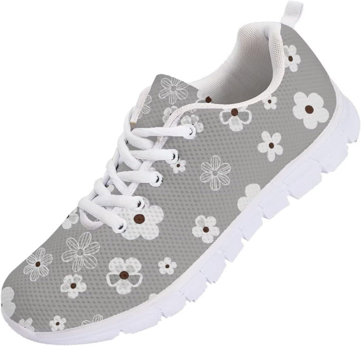 

Кроссовки Funnydude с забавным принтом для мужчин, противоскользящие туристические и спортивные, размер 6.5, Daisy