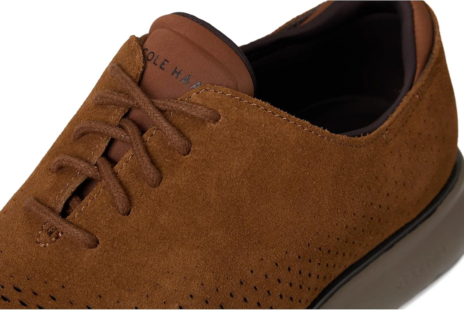 Мужские оксфорды Cole Haan Zerogrand Wing, коричневый — фото 2