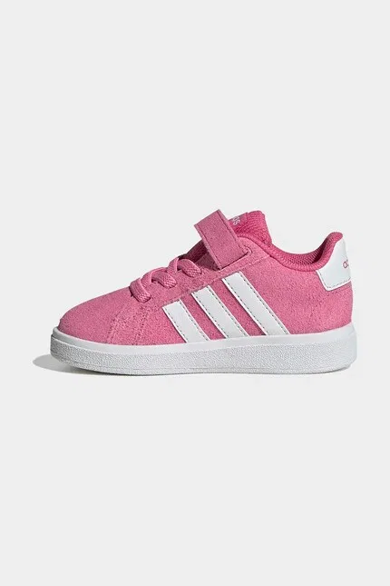Кроссовки детские GRAND COURT 00s Adidas, розовый — фото 4