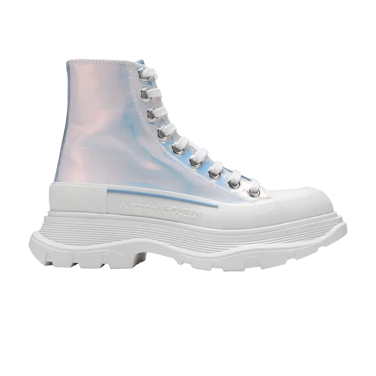 Кроссовки Alexander McQueen Alexander McQueen Wmns Tread Slick Boots 'Iridescent', белый