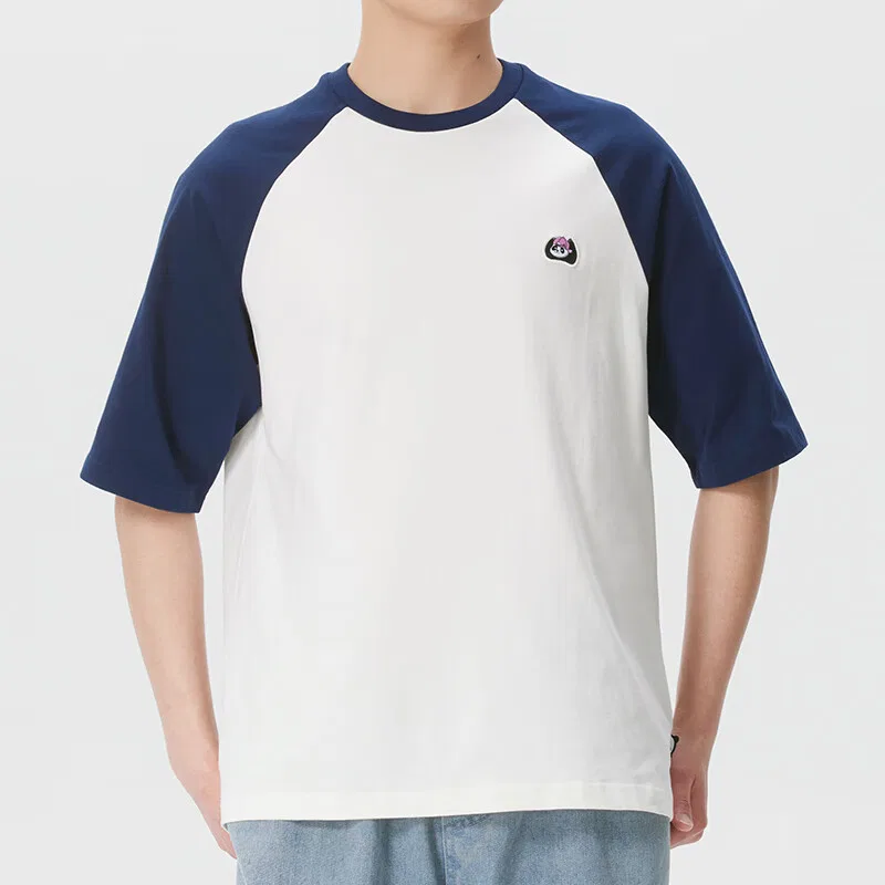 Футболка мужская White/Blue, crew neck, moderate Adidas — фото 3