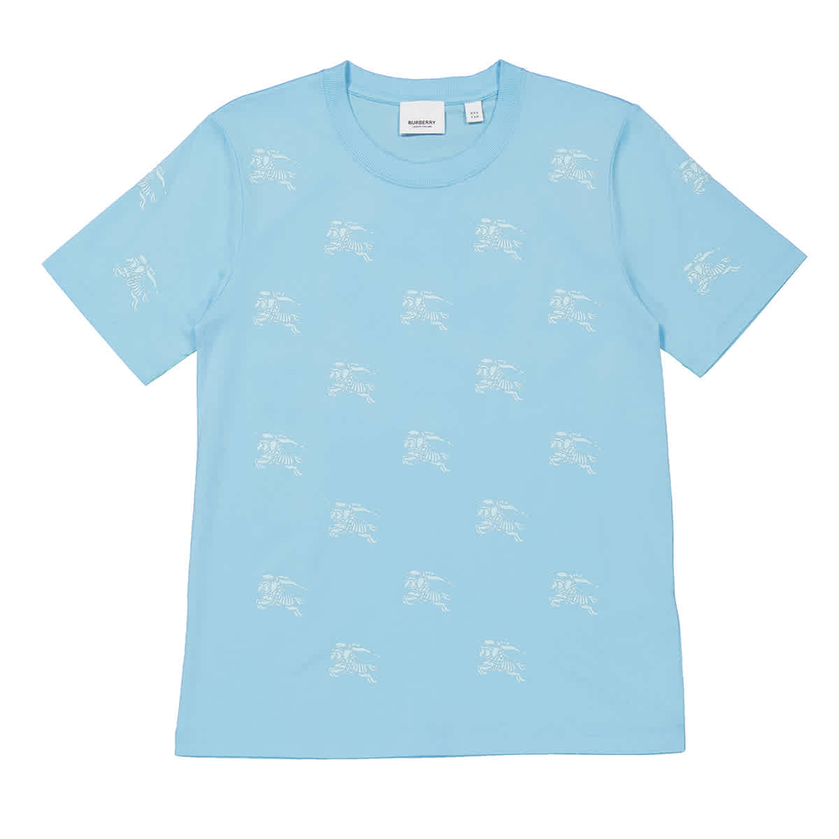 

Burberry EKD Print Margot Хлопковая футболка, Брендовый размер XX-Small, синий