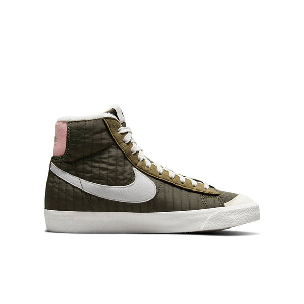 Кроссовки blazer mid '77 'oil green' Nike, зеленый — фото 2