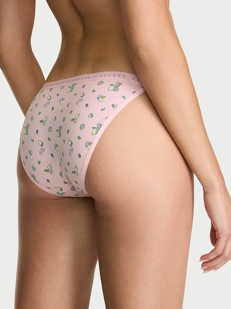 Трусики-Бикини из эластичного хлопка Victoria'S Secret, Smooth Bermuda Pink Lemons — фото 2