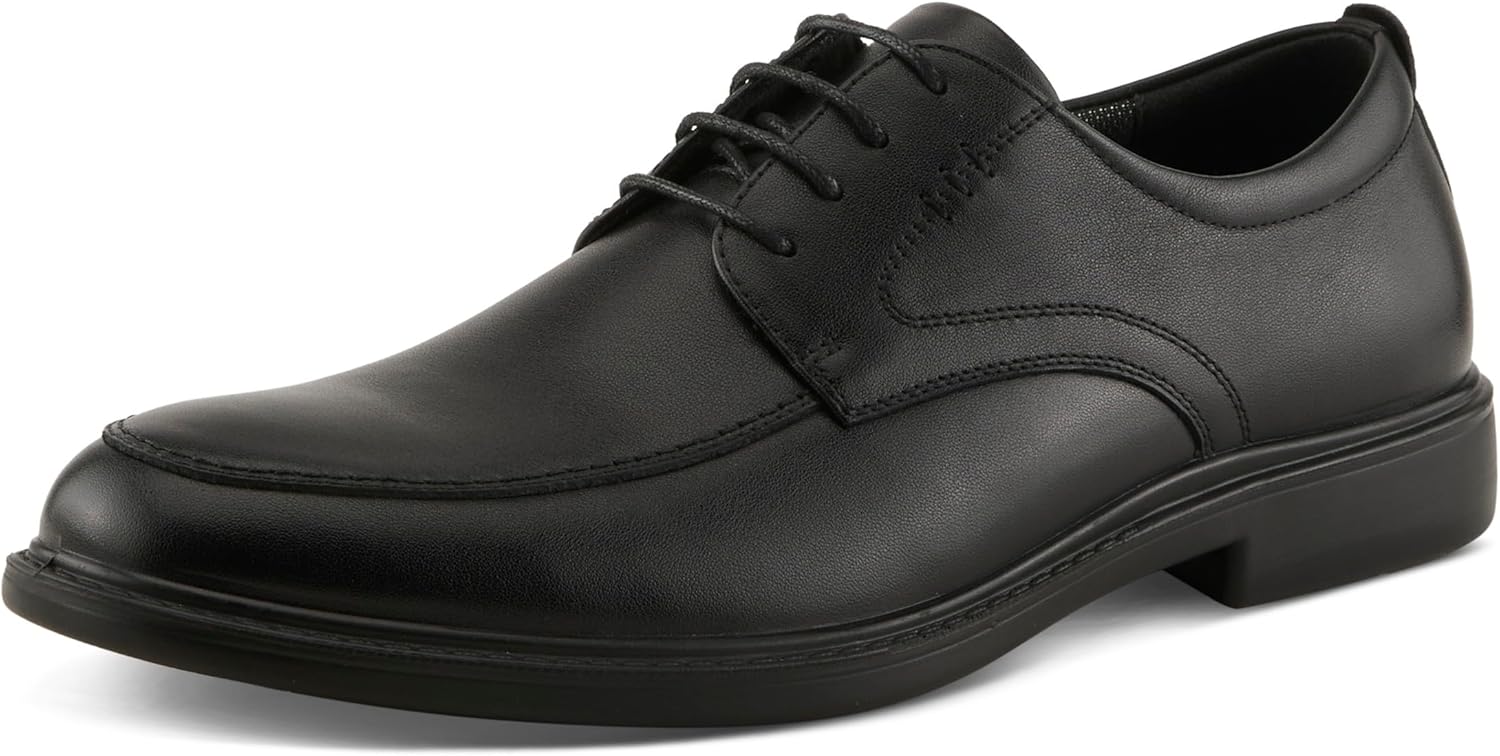 

Мужские оксфорды Spring Step Cedric - классические кожаные туфли на шнурках с набивным каблуком и амортизированной стелькой, черный