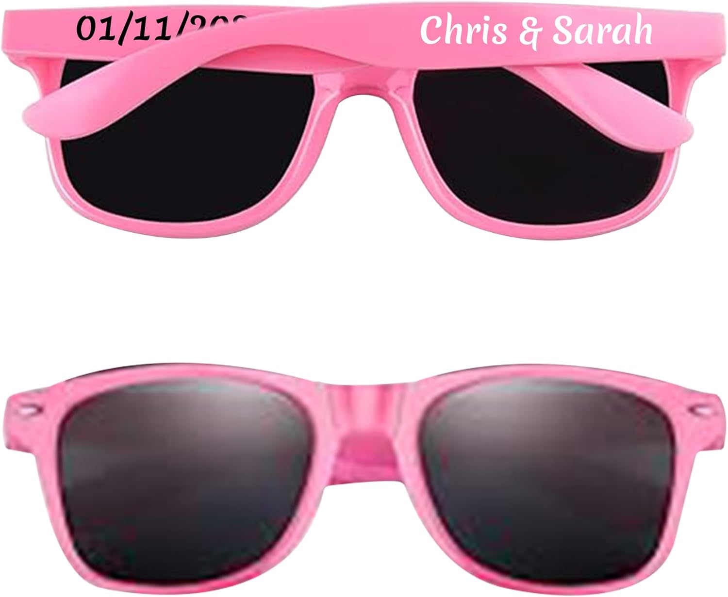 

Солнцезащитные очки на заказ оптом, солнцезащитные очки для вечеринок, двухцветная печать, персонализированные солнцезащитные очки для взрослых, солнцезащитные очки на заказ, свадебный подарок DFDG, Pink