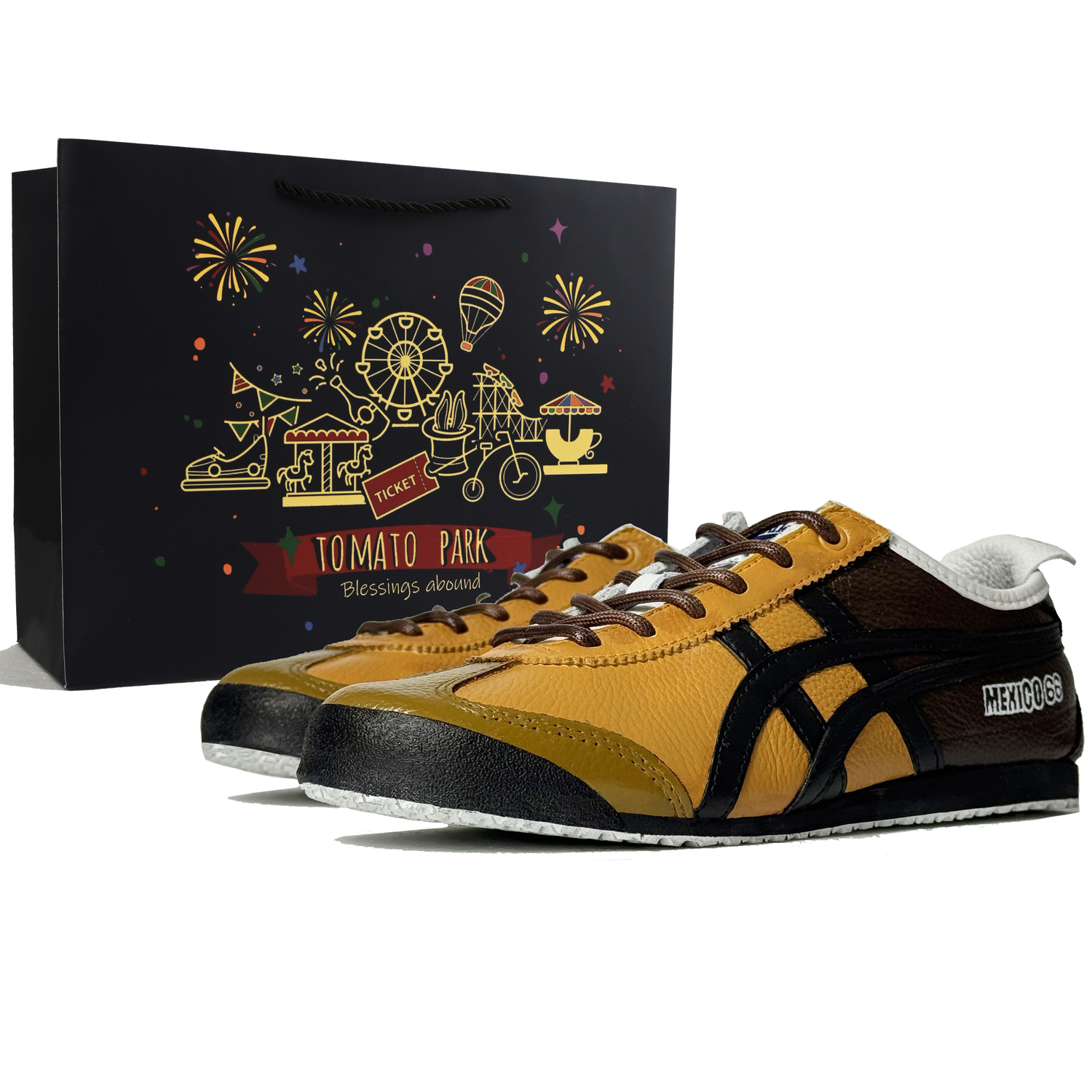 

Onitsuka Tiger Кроссовки MEXICO 66 Brown Chestnut Trace Abrasion Resistant Low top Unisex