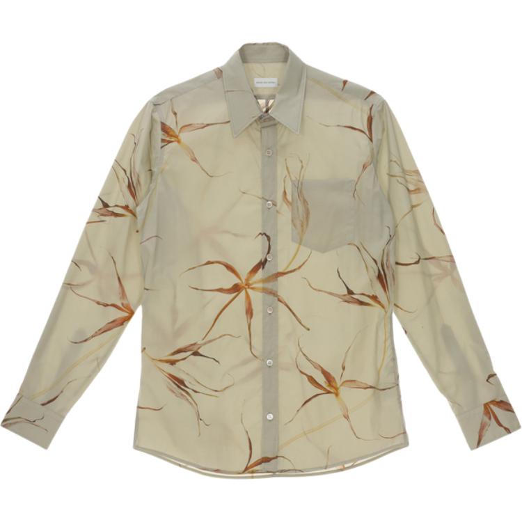 

Мужская рубашка FW25 Dries Van Noten, бежевый