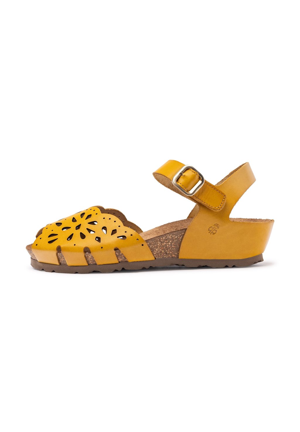 Босоножки на танкетке MONACO - Platform sandals Yokono, желтый