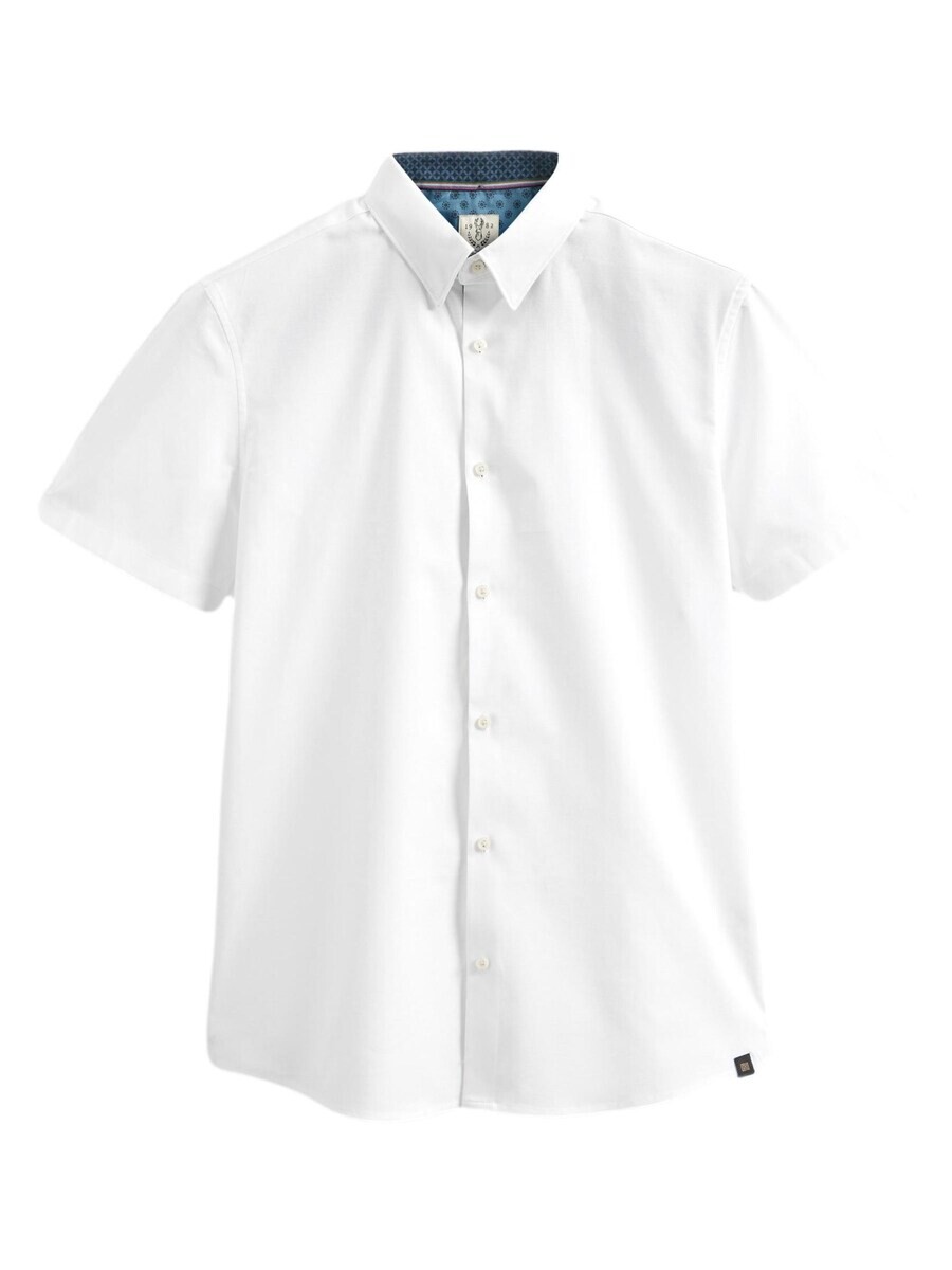 

Повседневная рубашка Next Slim fit Button Up Shirt, белый