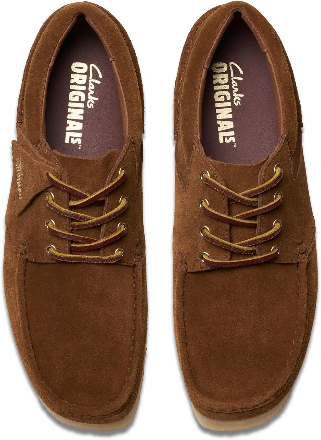 Мужские туфли Clarks Wallabee, Cola Suede — фото 3
