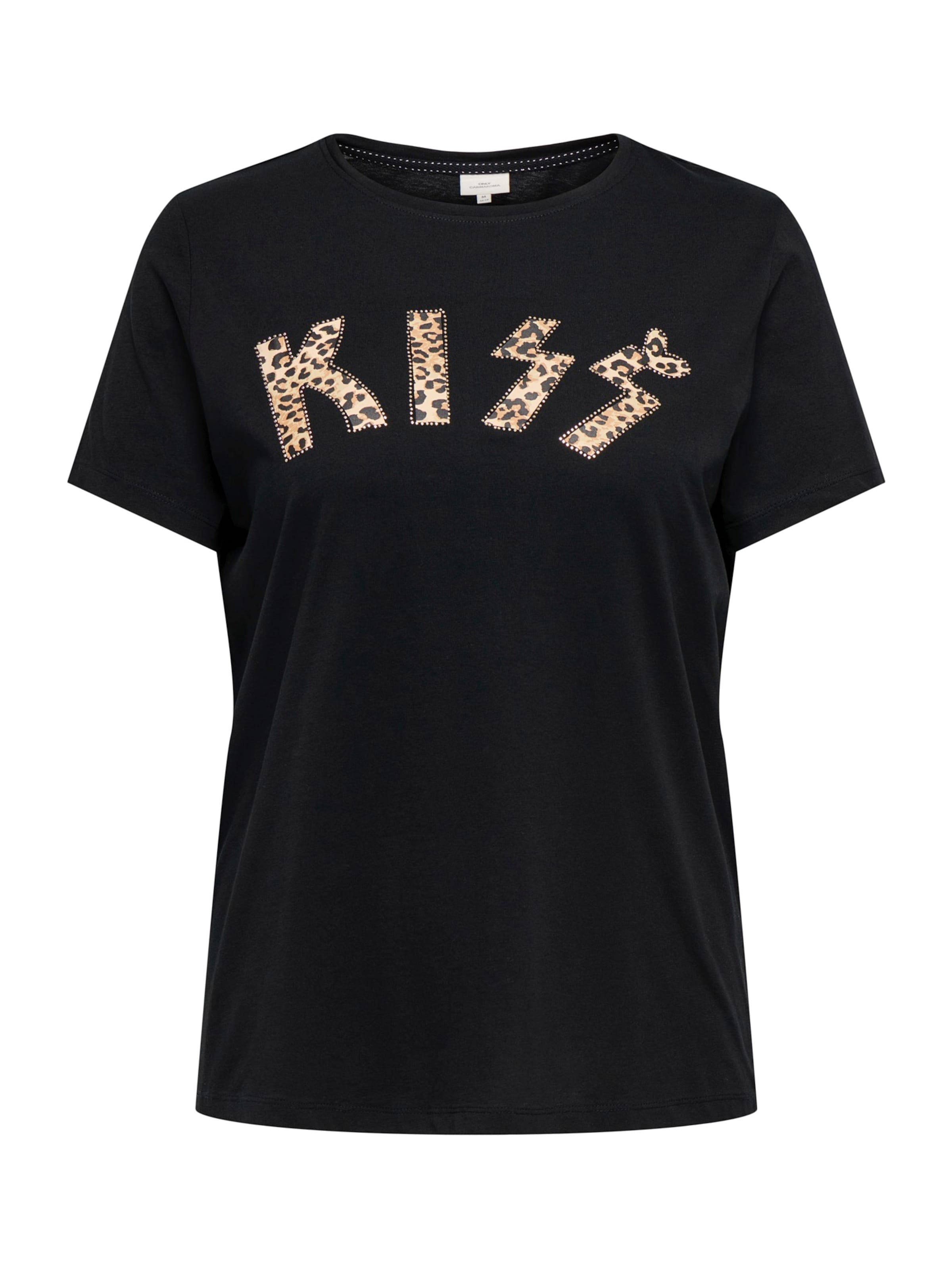 

ONLY Carmakoma Футболка 'CARCRUZ' в черном цвете