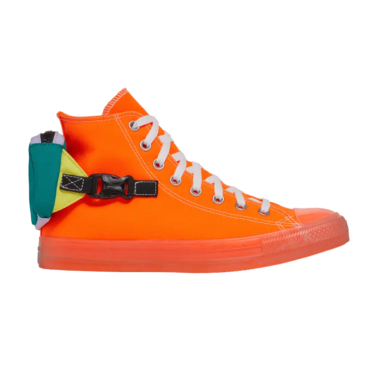 

Кроссовки Converse Chuck Taylor All Star Buckle Up High 'Total Orange', оранжевый