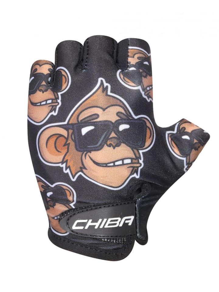 

Cool Kids - Детские велосипедные перчатки с изображением обезьянки, ладонь из материала Griptec Chiba