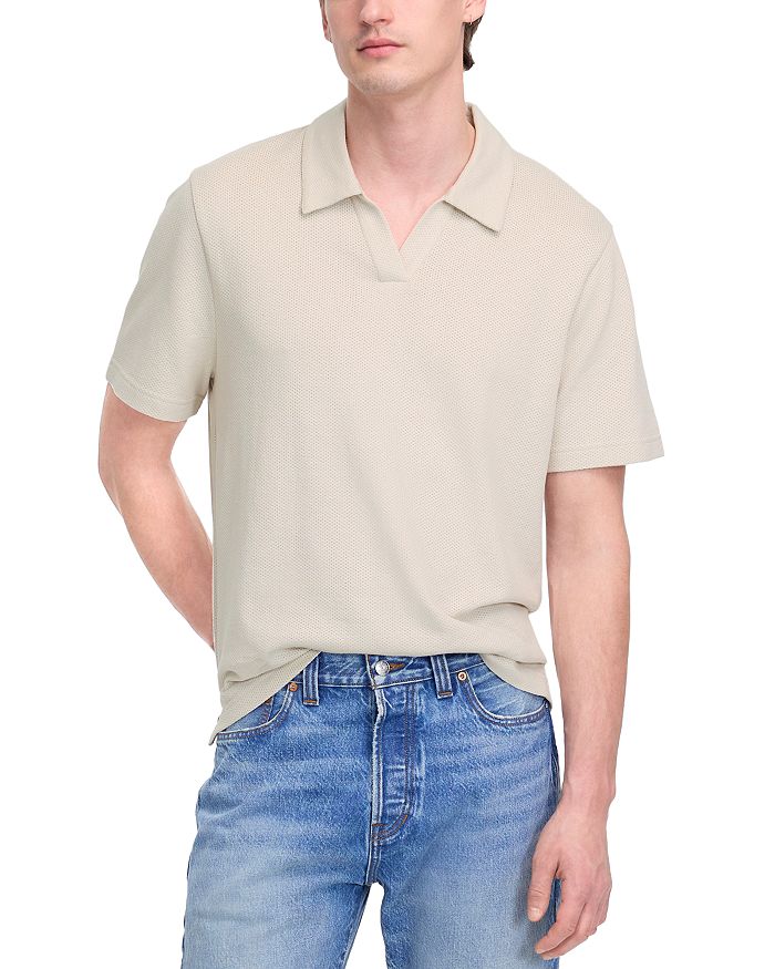 

Классическая поло с отложным воротником Johnny Collar Madewell, белый