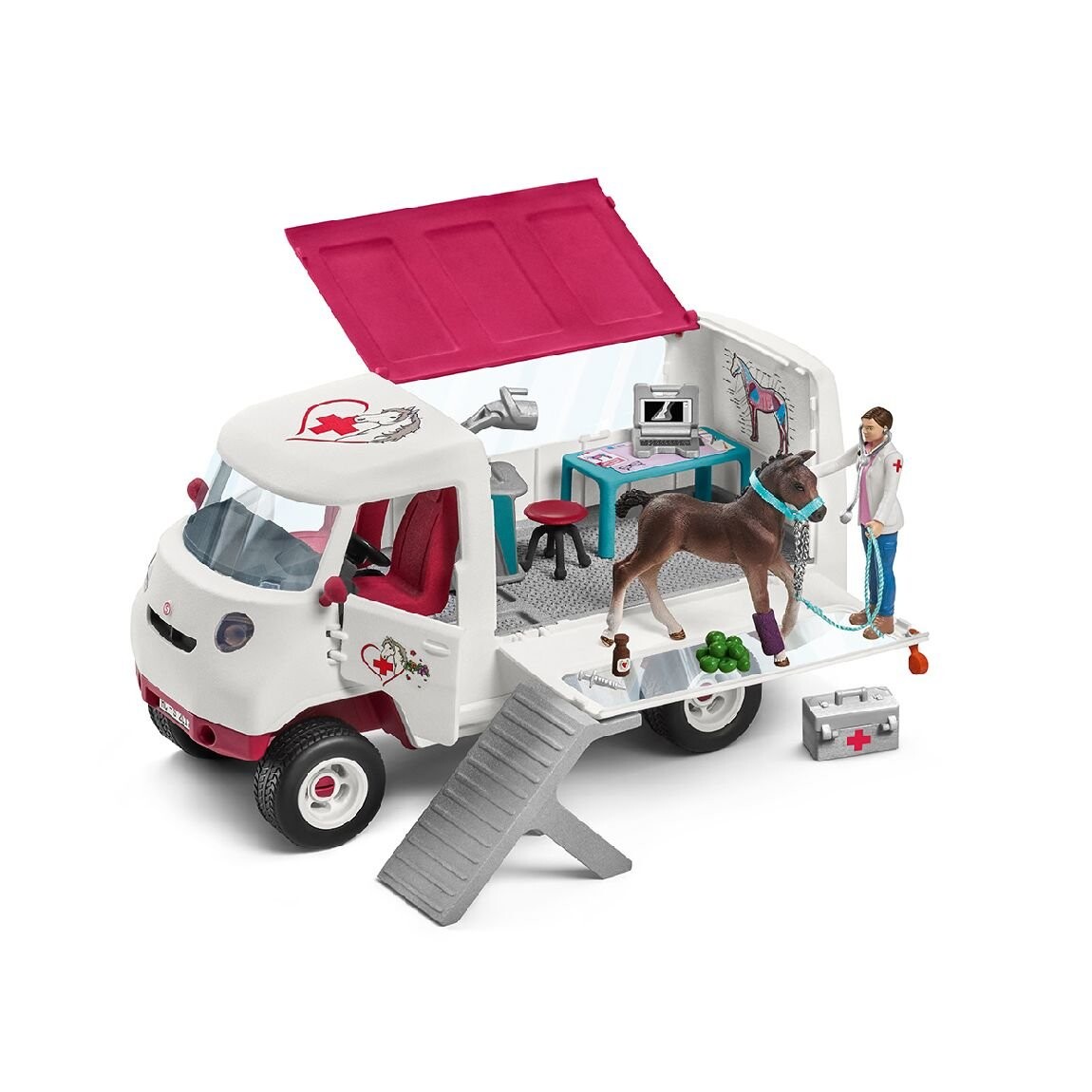 

Шляйх, статуэтка, Мобильная клиника для животных, 42370 Schleich