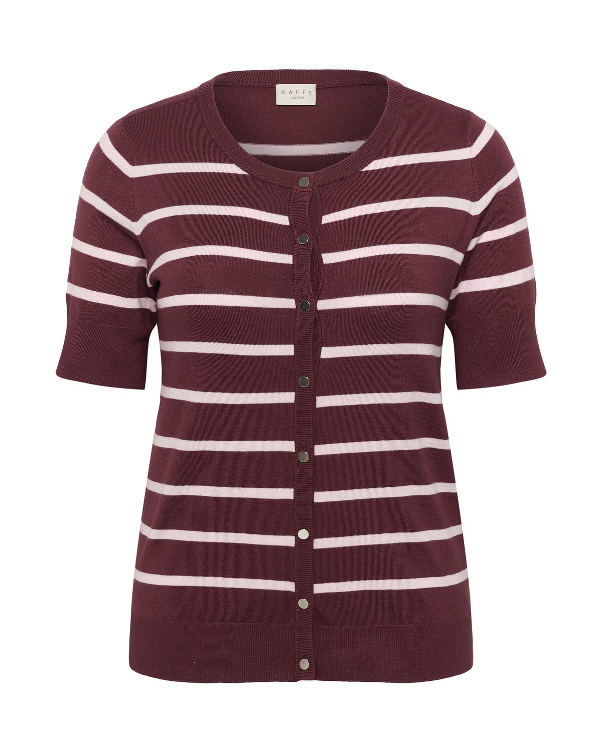 

KAFFE CURVE Кардиган 'KClizzy' в цвете бордо