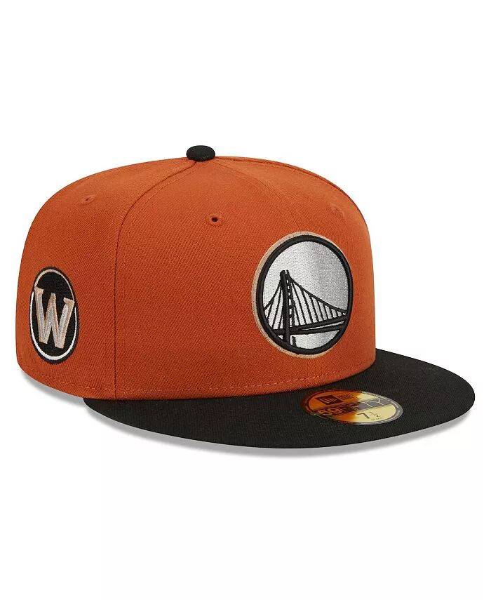 

Мужская ржавая, черная кепка Golden State Warriors Two-Tone 59FIFTY New Era, оранжевый