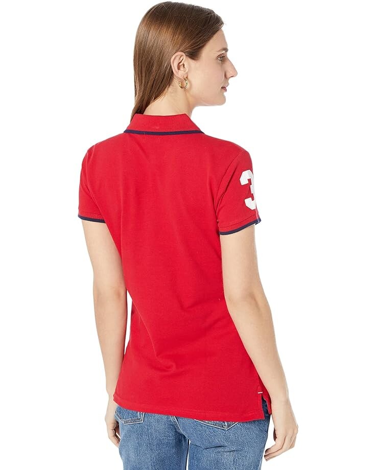 

Поло U.S. POLO ASSN. Triple Crown Polo, цвет Engine Red