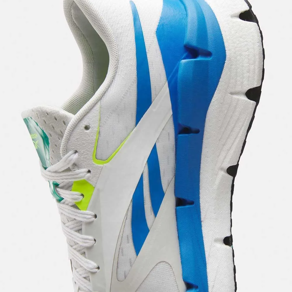 Мужские кроссовки Reebok Floatzig Symmetros, белый/синий/зеленый — фото 2