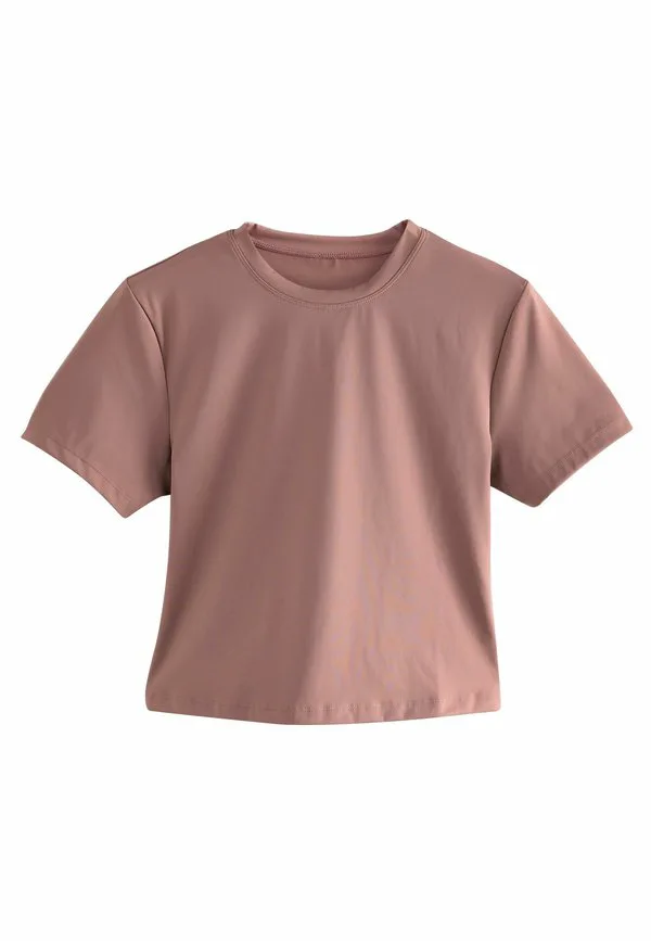 Обычная базовая футболка с коротким рукавом из той же ткани. Next, Mauve Purple